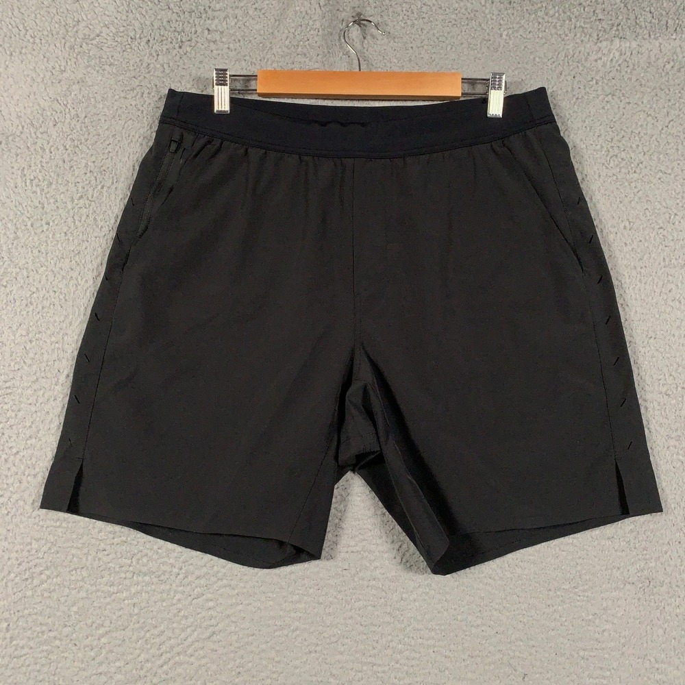 Ten Thousand Interval Short Men's XL Black Athletic Training Running 7"